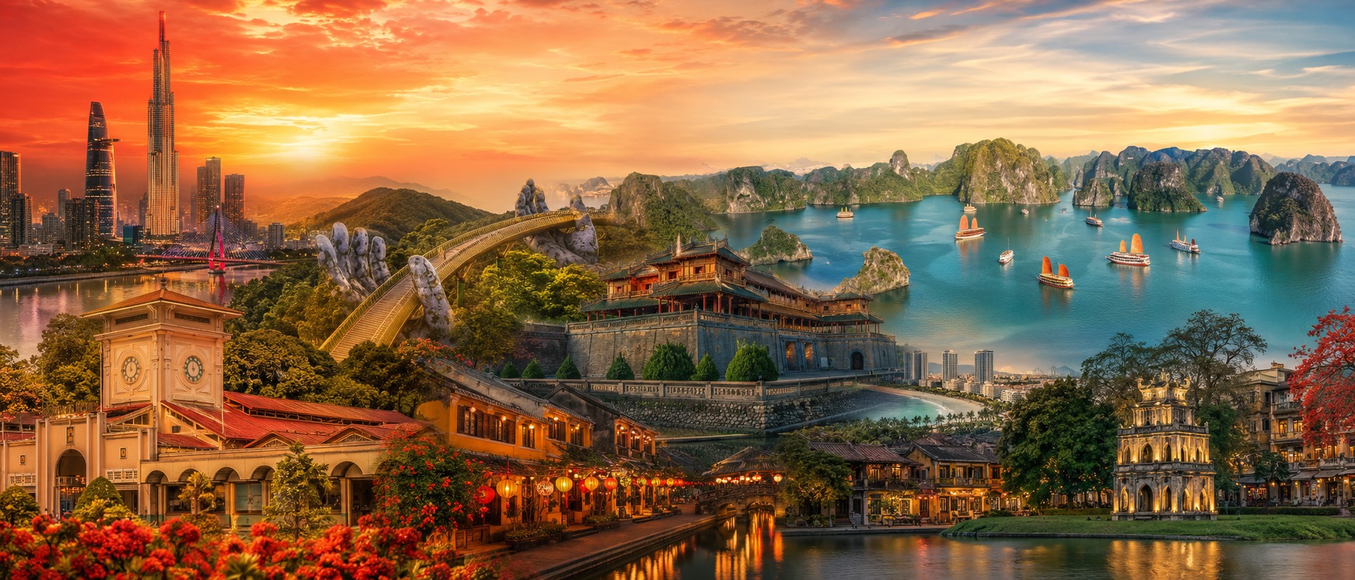 Vietnam from Ho Chi Minh City to Hanoi and Ha Long Bay